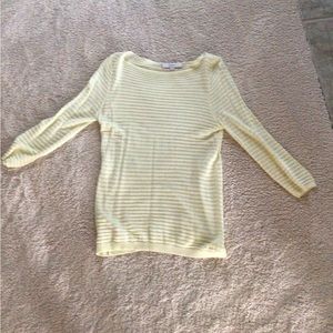 Pretty Pale Yellow Shear Top